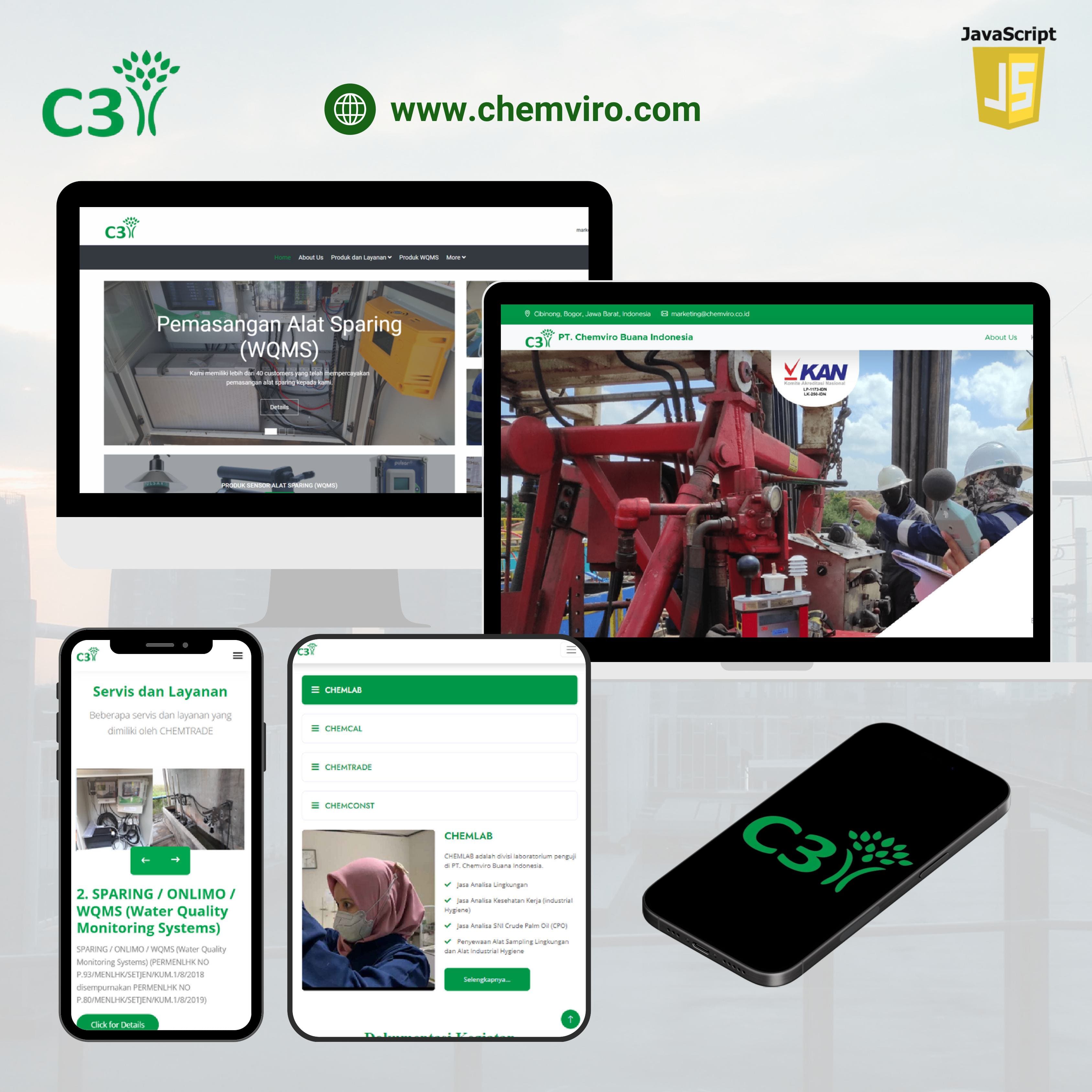 Company Profile Landing Page