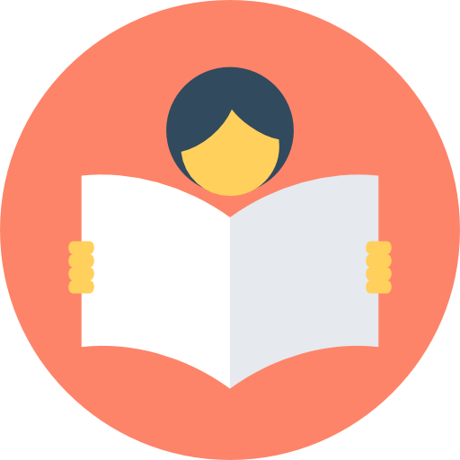Reading book icon